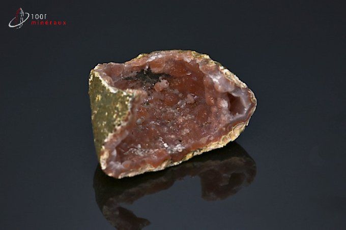 calcedoine rouge quartz