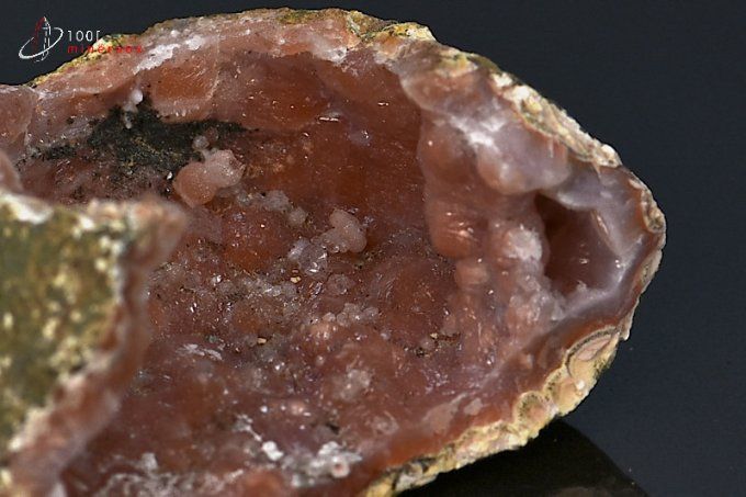 calcedoine rouge quartz