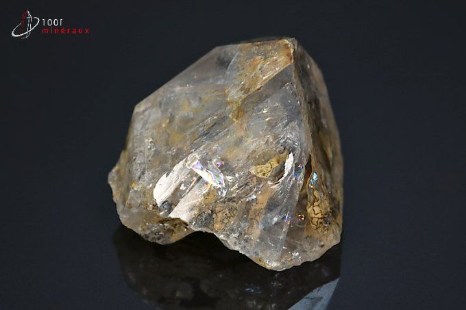cristal de roche avec inclusions