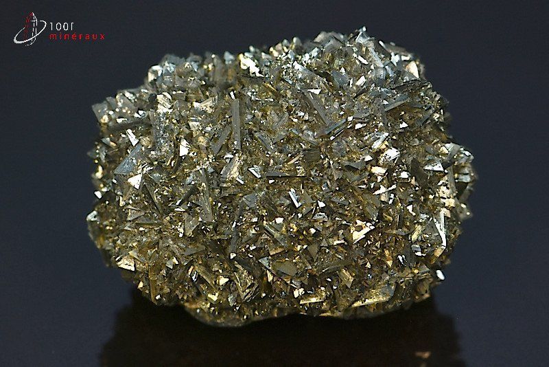 Marcassite cristallisée - France - minéraux à cristaux 4,4 cm / 108g / BL875