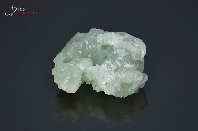 prehnite cristallisée verte