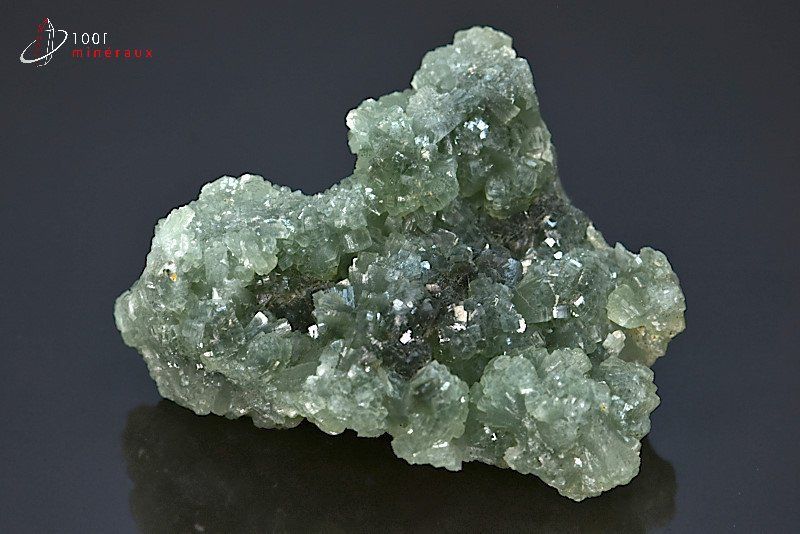 Prehnite cristallisée - Maroc - Minéraux à cristaux 7,4 cm / 161g / BL919