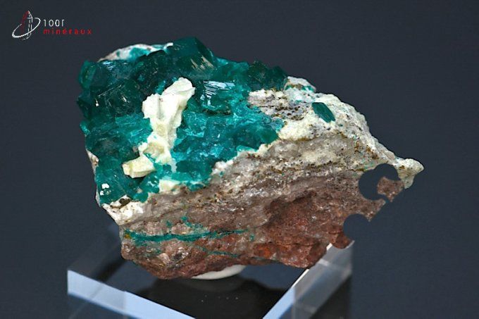 cristaux dioptase mineraux