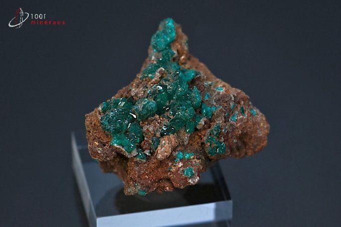 cristaux dioptase mineraux