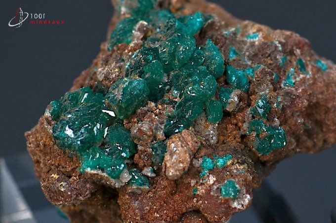 cristaux dioptase mineraux