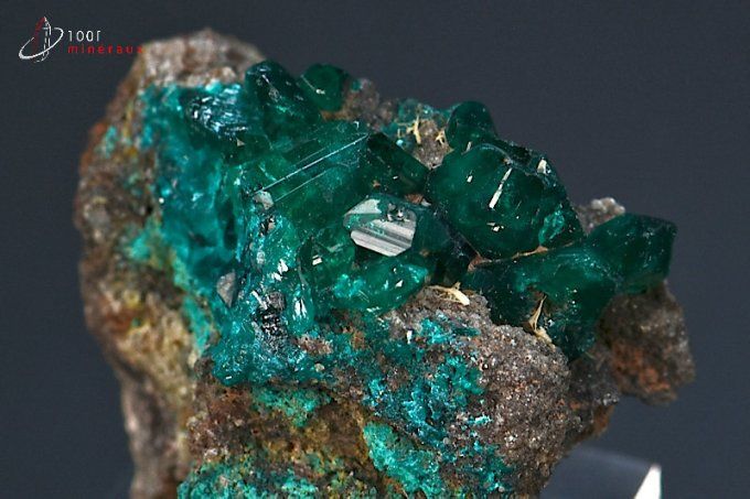 cristaux dioptase mineraux