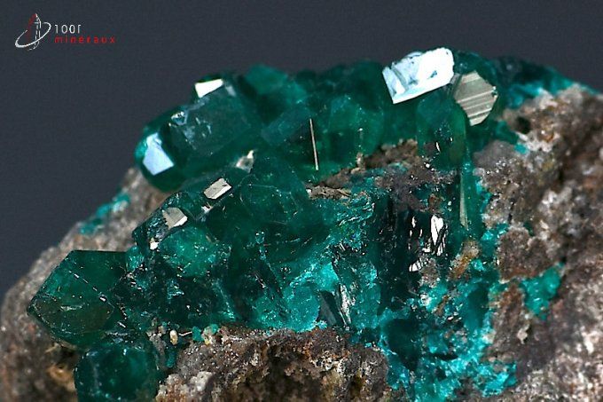 cristaux dioptase mineraux