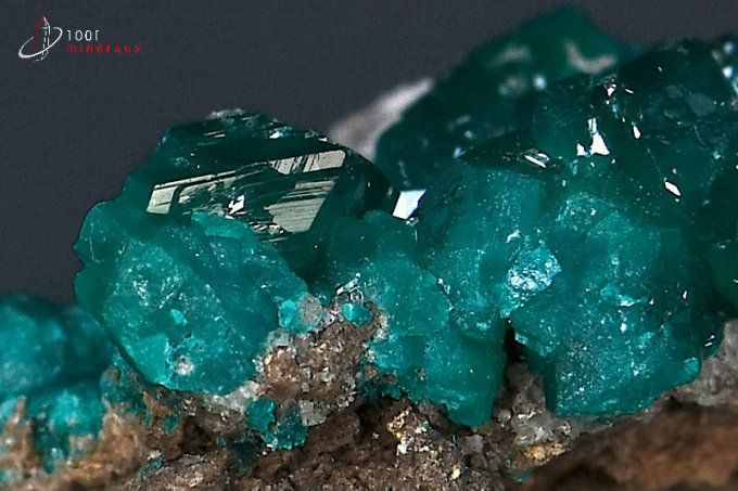 cristaux dioptase mineraux