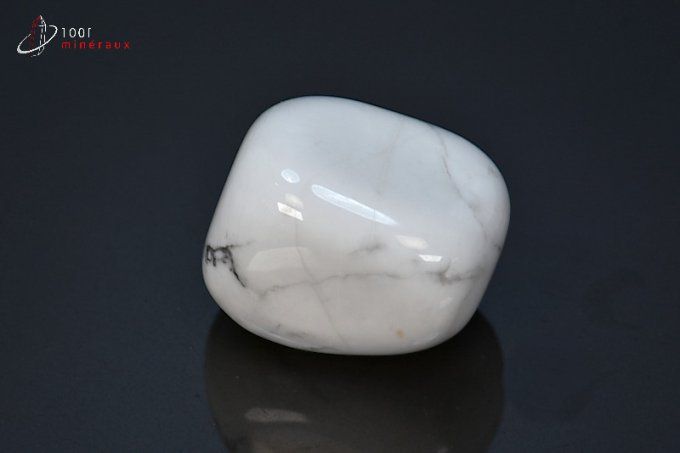 Howlite polie - Afrique du sud - pierres polies 2,9 cm / 32g / BM130