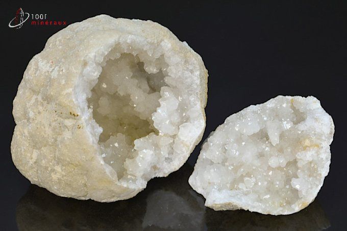 geode de quartz entiere ouverte