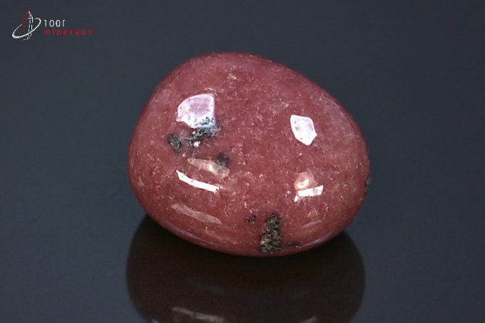 pierre de rhodonite polie