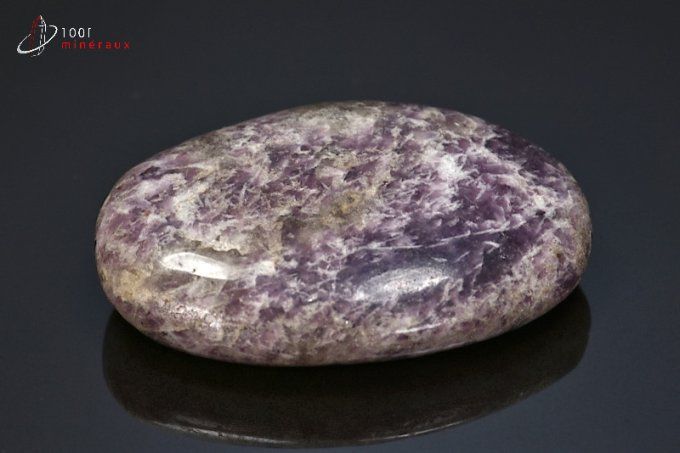 lepidolite galet poli