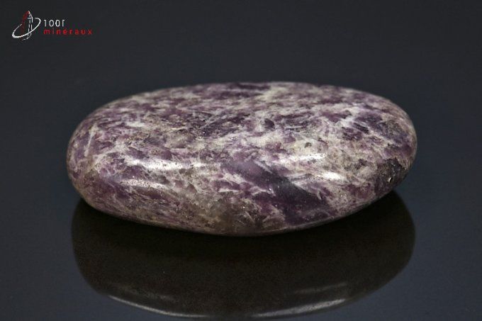 lepidolite galet poli