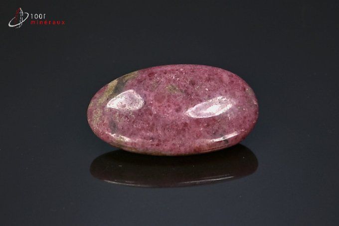 Rhodonite polie en galet - Madagascar - pierres polie 5,6 cm / 58g / BM923