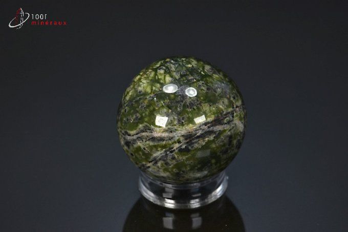 sphere polie jade nephrite mineraux