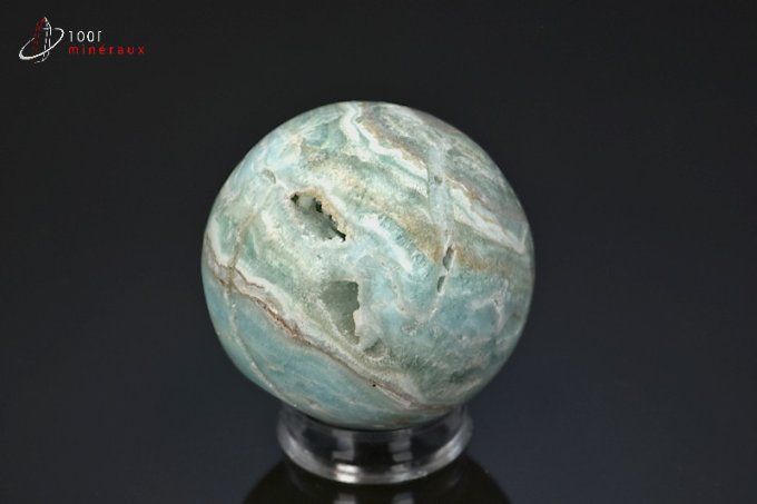 sphere aragonite mineraux calcite