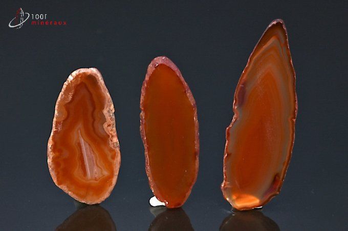 tranche agate mineraux