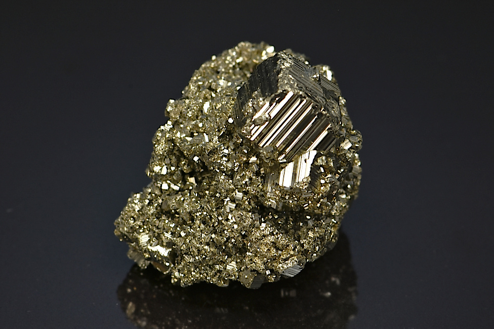 Pyrite cristallisée