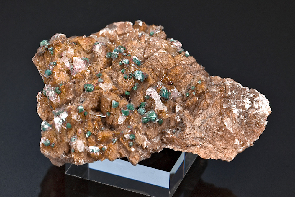 Ankérite sur Malachite