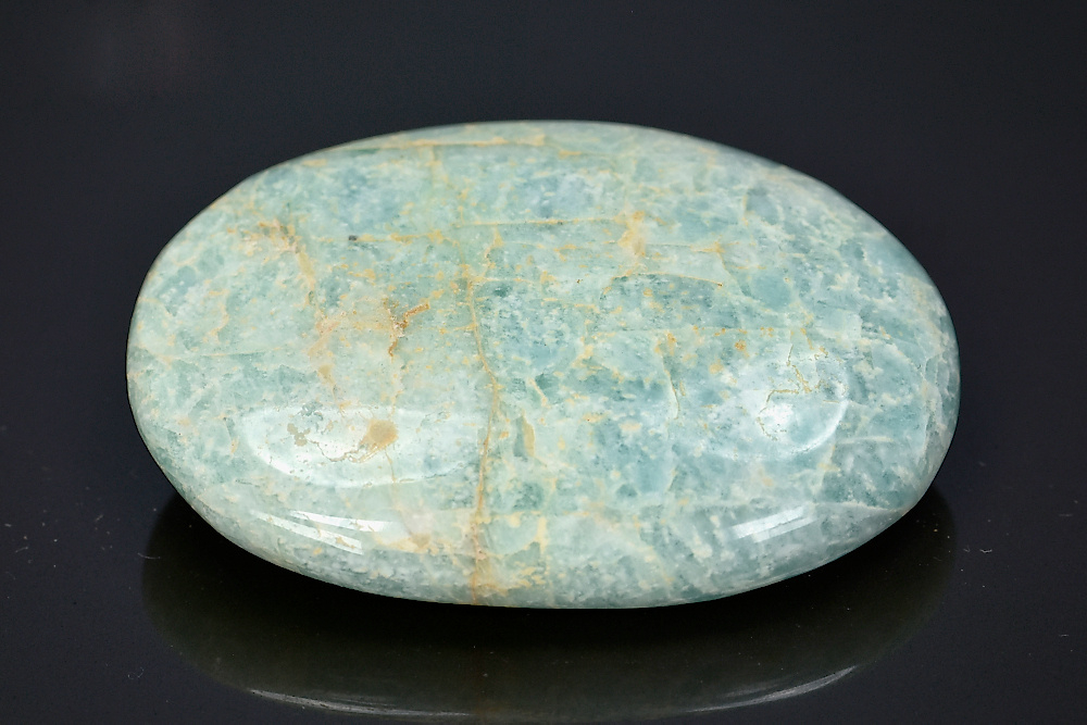 Amazonite polie en galet