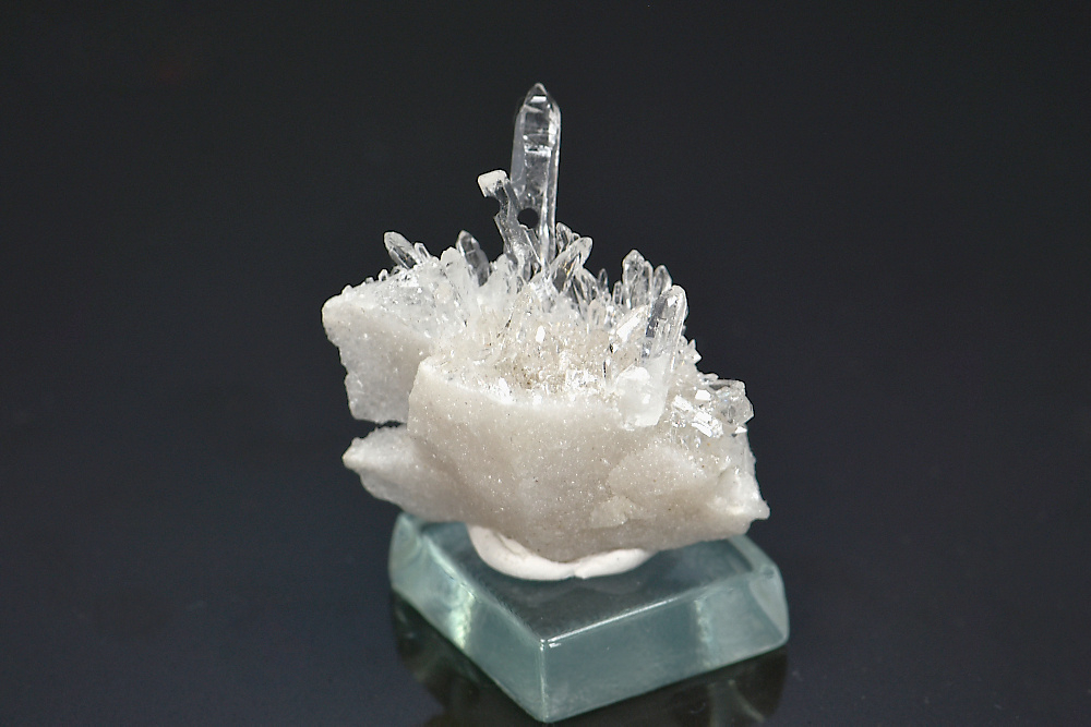 Cristal de roche cristallisé
