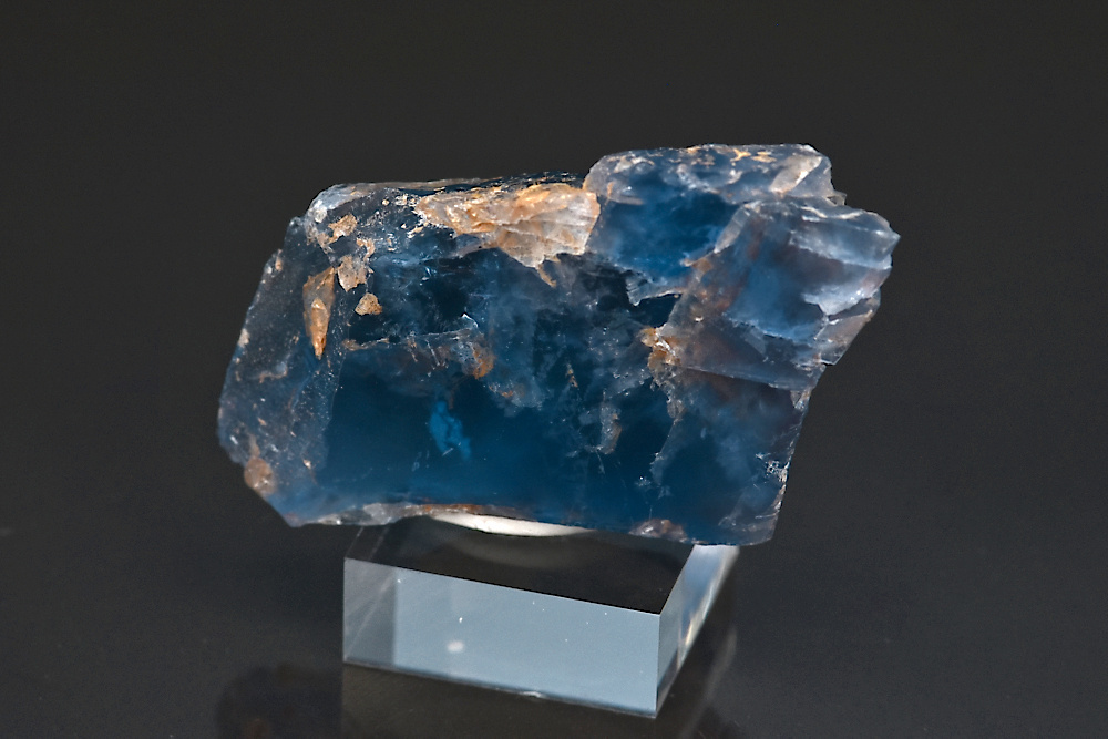 Fluorine bleue translucide
