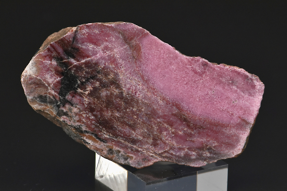 Rhodonite en plaque polie