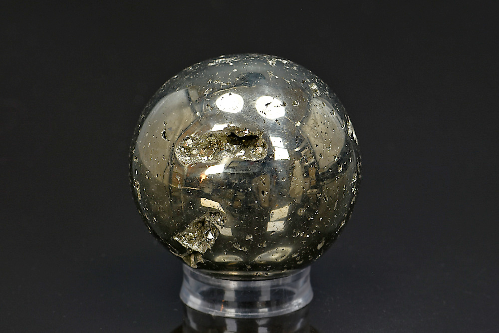 Sphère en Pyrite polie