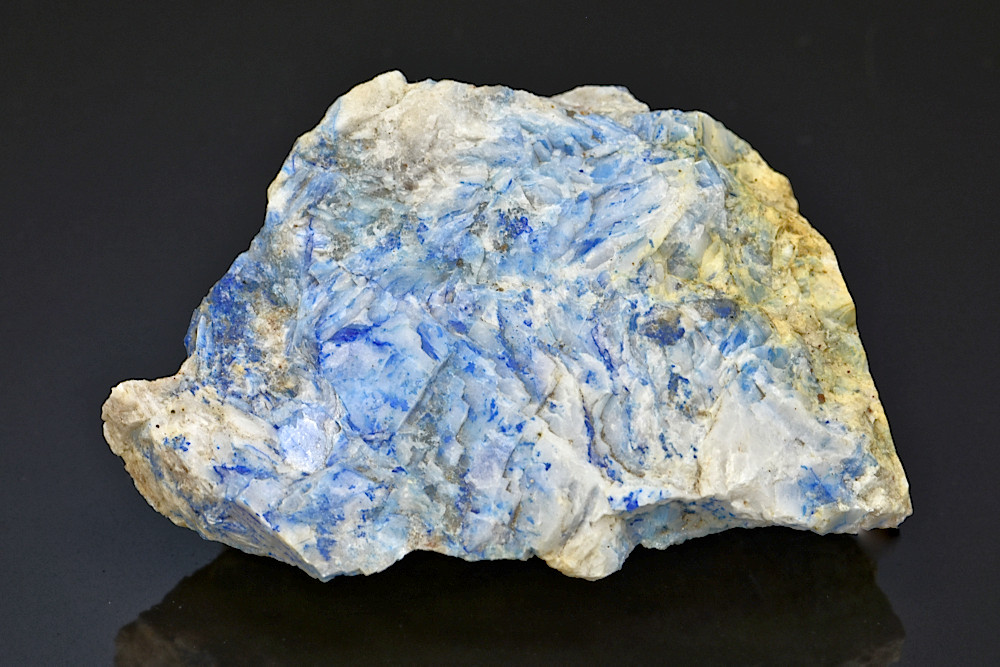 Linarite sur Quartz